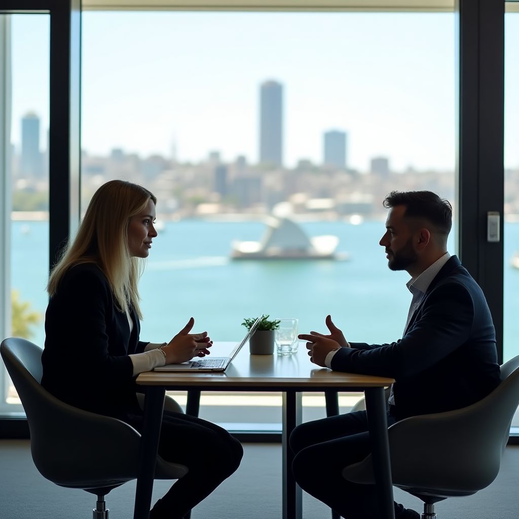 Business coaching session